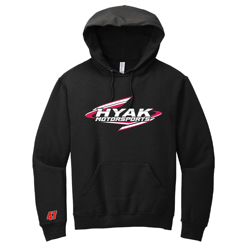 Black Traditional Logo Hoodie