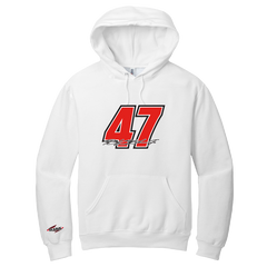 White 47 Autographed Hoodie